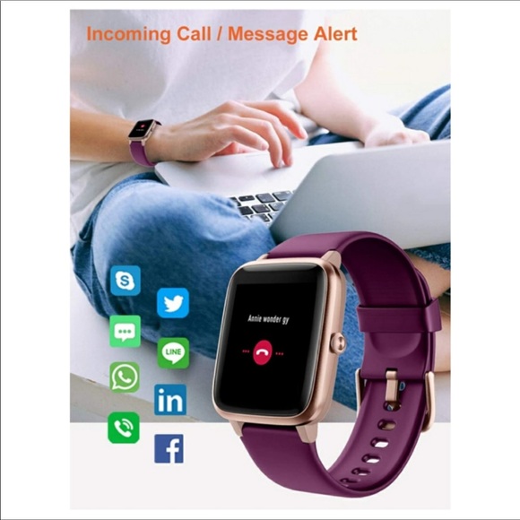 🆕️Smart Watch Fitness Tracker Watches
Dark Purple - Picture 4 of 8
